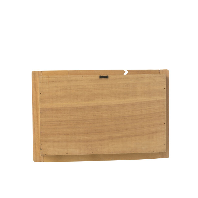 J-Line Boat in frame paulownia wood natural/white 50183 large