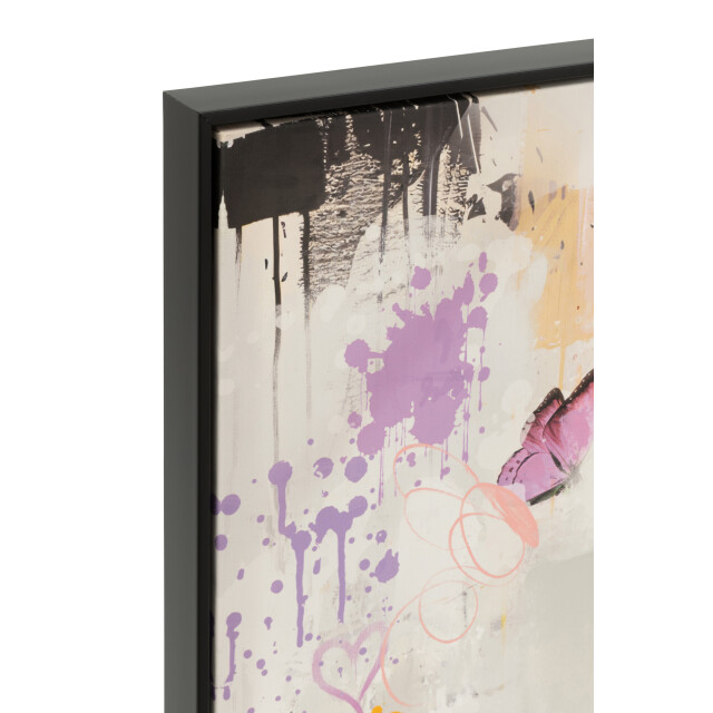 J-Line Painting ballerina acrylic multicolored 57401 large