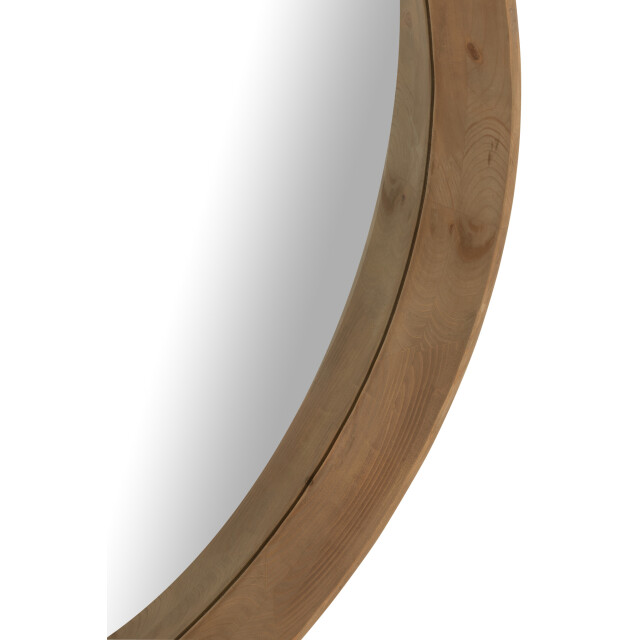 J-Line Wall mirror wall mirror l fir wood light beige large 55973 large