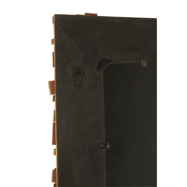 J-Line Mirror syma recylced wood/mirror natural large 40973 large