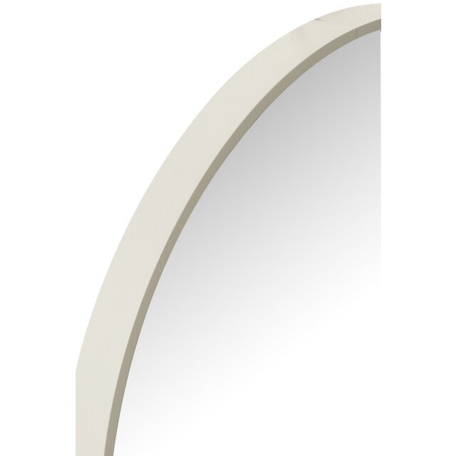 J-Line Mirror round glass/metal white large 30322 large