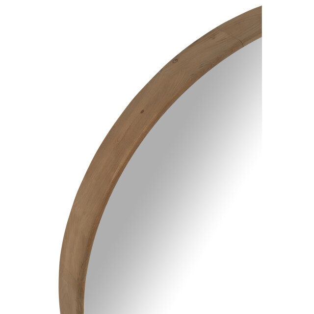J-Line Wall mirror wall mirror l fir wood light beige large 55973 large