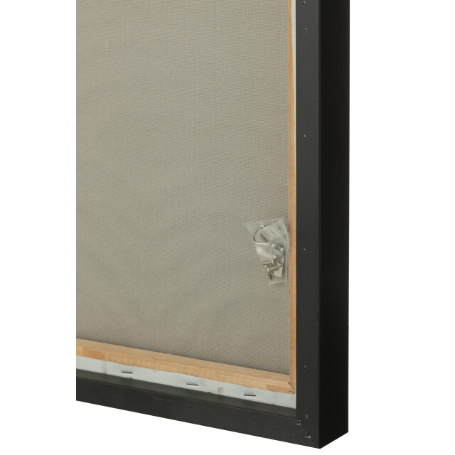 J-Line Schilderij dierenprint hout canvas zwart (3-delig) 28804 large