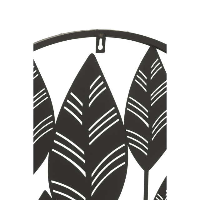 J-Line Wanddeco bladeren metaal 30306 large