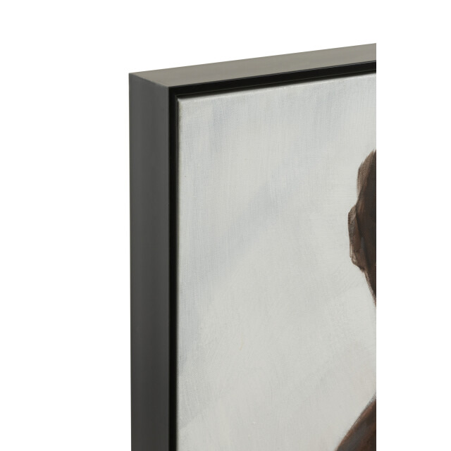 J-Line Wall decoration 3 african women canvas/paint/rope mix 42604 large