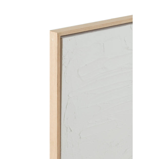 J-Line Painting elise canvas white assortment of 2 42718 large
