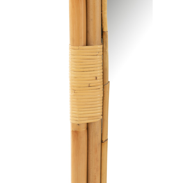 J-Line Mirror ladder rattan natural 43782 large