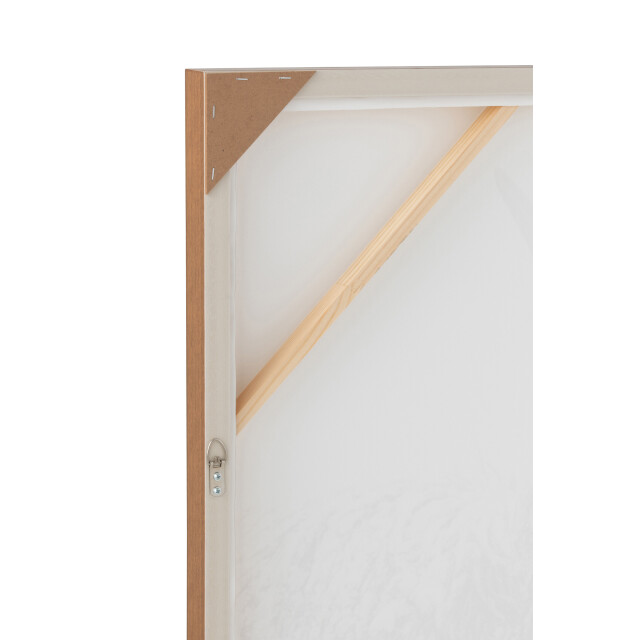 J-Line Wall deco yak face pinewood/polyresin brown/white 47740 large