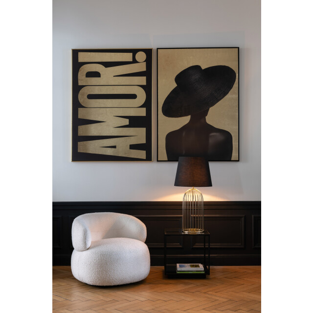 J-Line Painting rectangle zora ps black/gold colored 57373 large