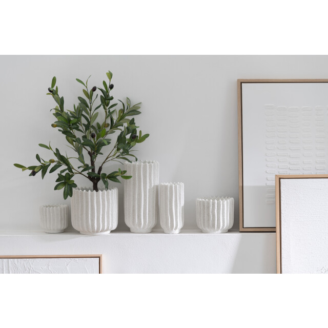 J-Line Painting lines canvas white assortment of 3 42717 large