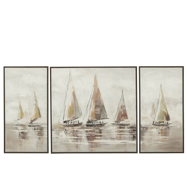J-Line Set of 3 painting hog acrylic/canvas mix 52389 large
