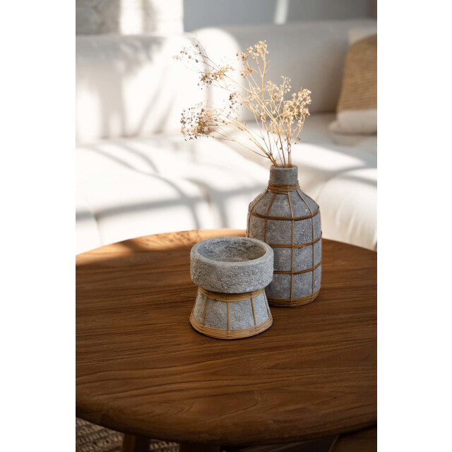 Bazar Bizar The whoopy vase concrete natural l JABR090ConN-L large