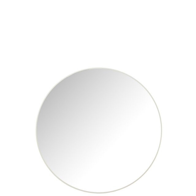 J-Line Mirror round glass/metal white large 30322 large