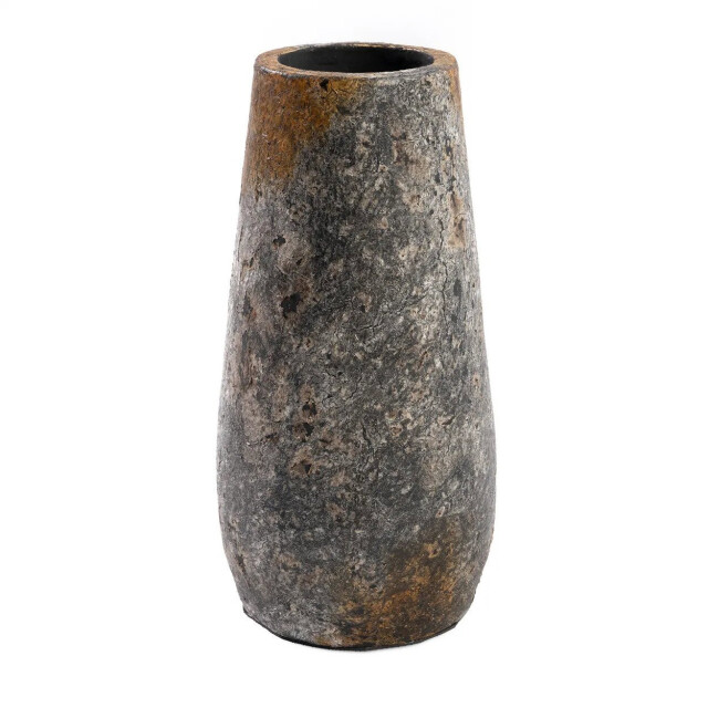 Bazar Bizar The spooky vase antique grey l JABR092AG-L large