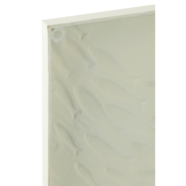 J-Line Wall decoration school fish doli iron mix 52521 large