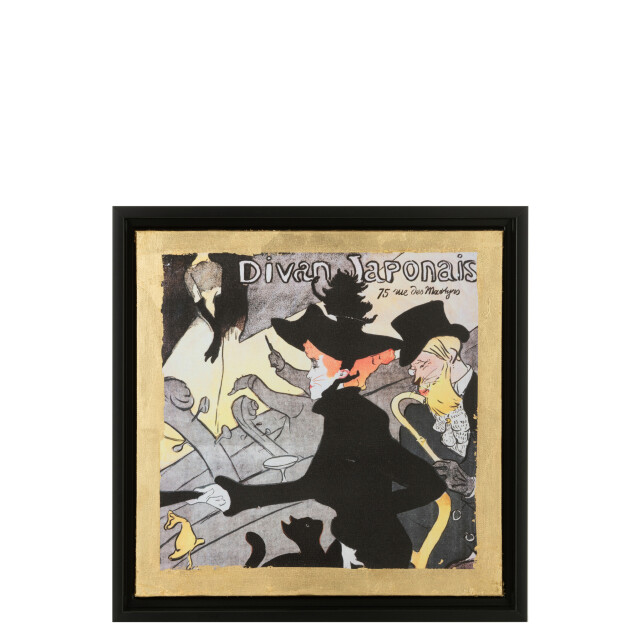 J-Line Les chartistes impression inspiré par divan japonais 44846 large