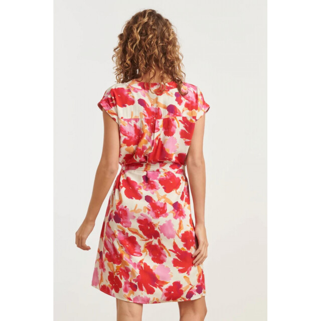 Smashed Lemon 35174 jurk off white red 35174 large