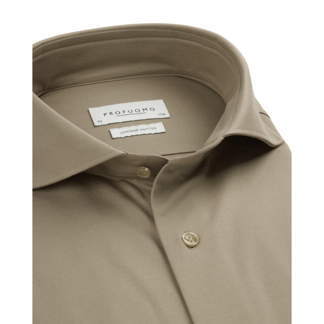 Profuomo Japanese knitted dress shirt 106119-001-40 large