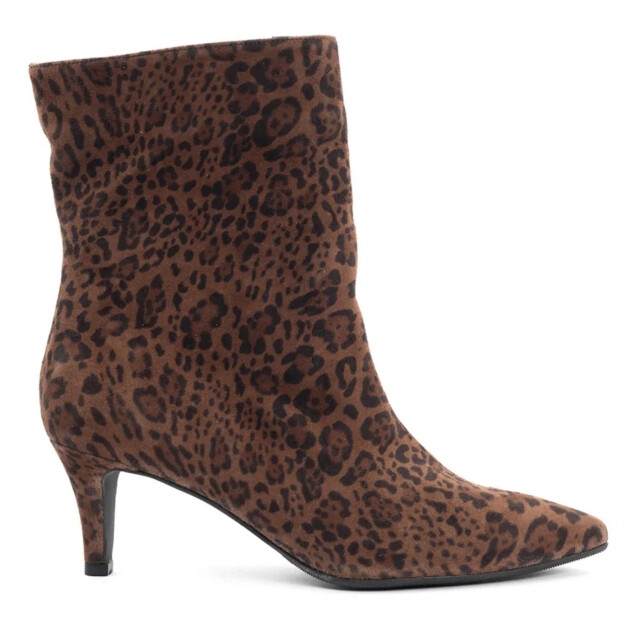 Babouche Alison chita dark brown enkellaars met hak dames Alison-2 342 large