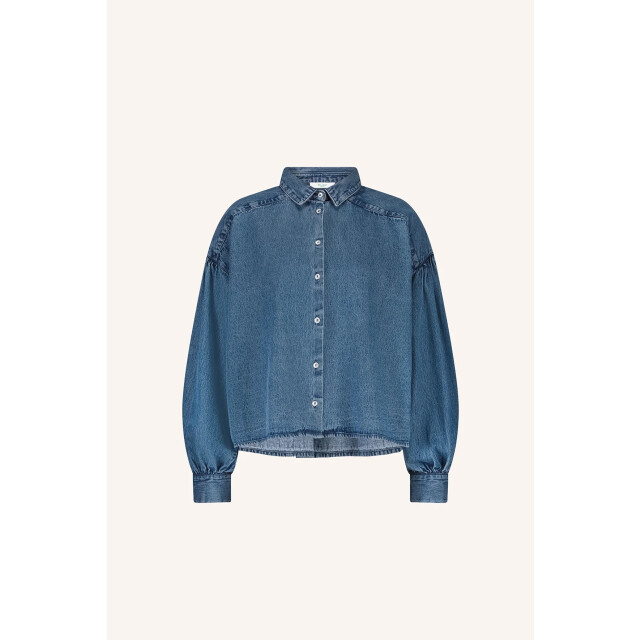 By-Bar Amsterdam 25512013 sarah short denim blouse 25512013 Sarah short denim blouse large