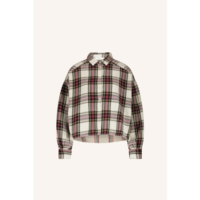 By-Bar Amsterdam 25512055 sarah short check blouse 25512055 Sarah short check blouse large