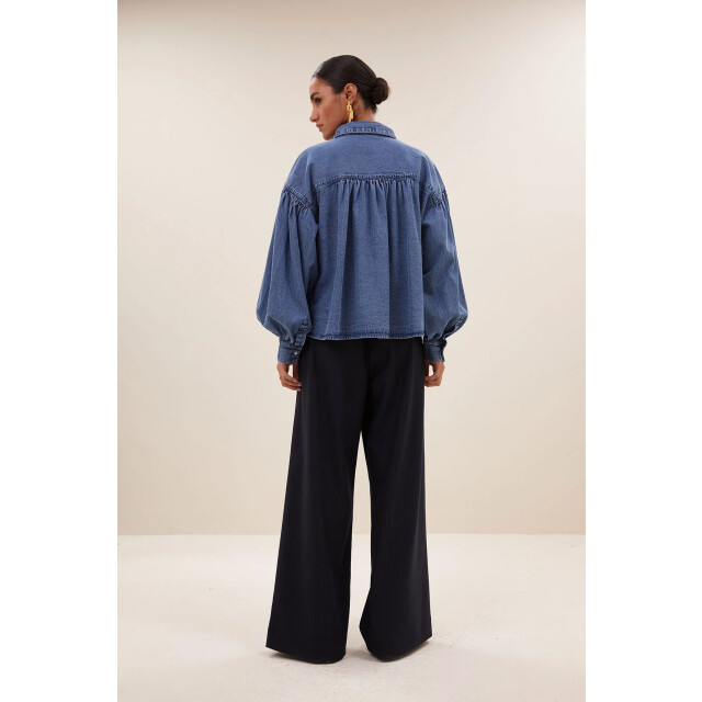 By-Bar Amsterdam 25512013 sarah short denim blouse 25512013 Sarah short denim blouse large