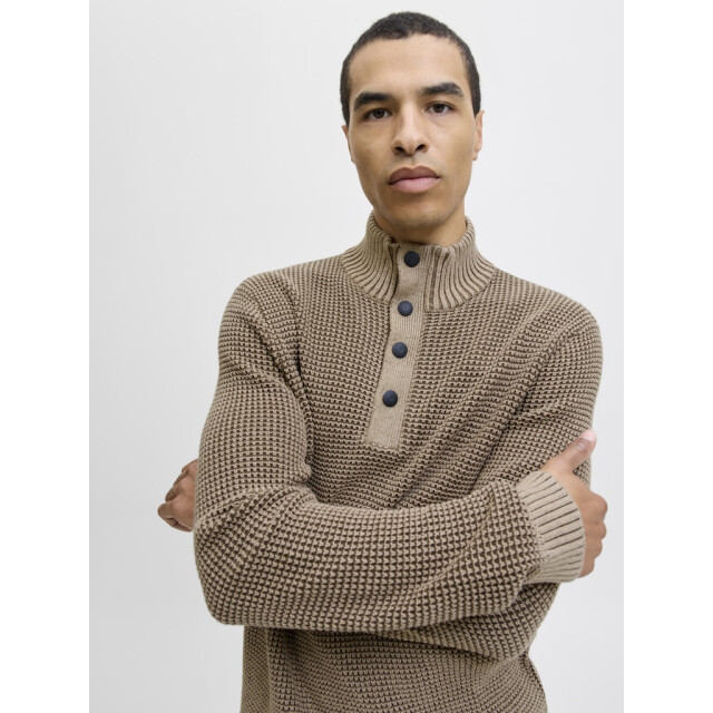 Jack & Jones jjethan knit high neck 12278965 crockery 05711.840.0092 large