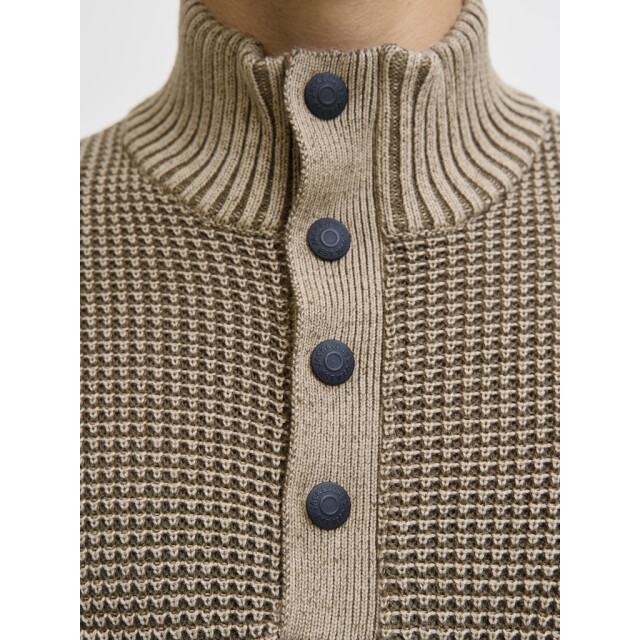 Jack & Jones jjethan knit high neck 12278965 crockery 05711.840.0092 large