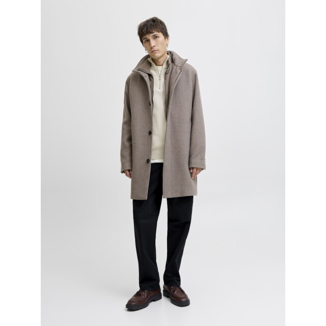 Jack & Jones jprblamilano stitch knit half zip s 12259664 cloud dancer 05711.198.0082 large
