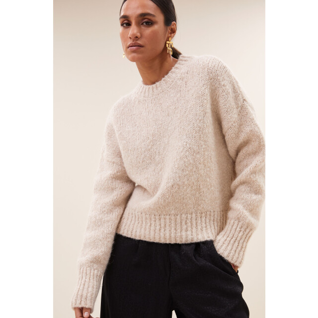 By-Bar Amsterdam sonny bulky pullover 25515015 018 chalk 06712.920.0001 large