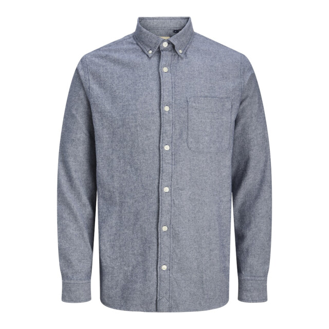 Jack & Jones jprblubrook twill solid l/s shirt l 12282353 night sky 05631.290.0123 large