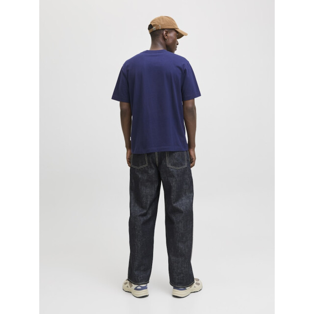 Jack & Jones jornorrebro emb tee ss crew neck no 12282892 ocean cavern 06011.240.0057 large