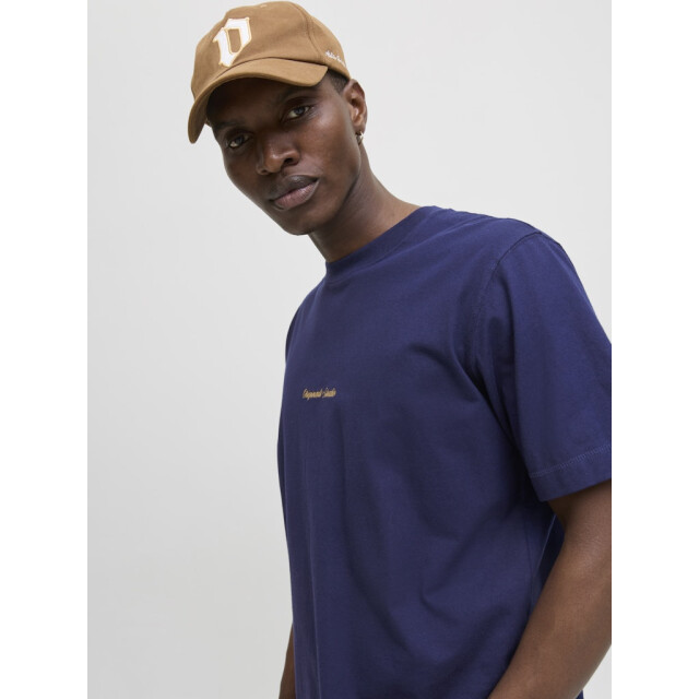 Jack & Jones jornorrebro emb tee ss crew neck no 12282892 ocean cavern 06011.240.0057 large