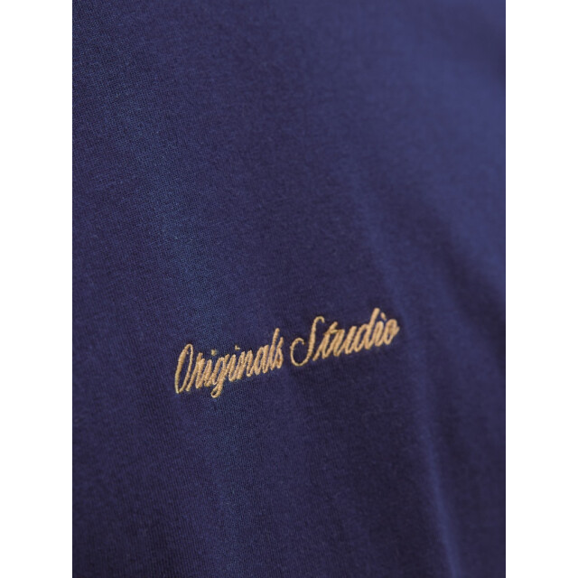 Jack & Jones jornorrebro emb tee ss crew neck no 12282892 ocean cavern 06011.240.0057 large