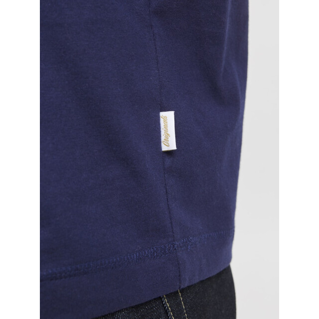 Jack & Jones jornorrebro emb tee ss crew neck no 12282892 ocean cavern 06011.240.0057 large