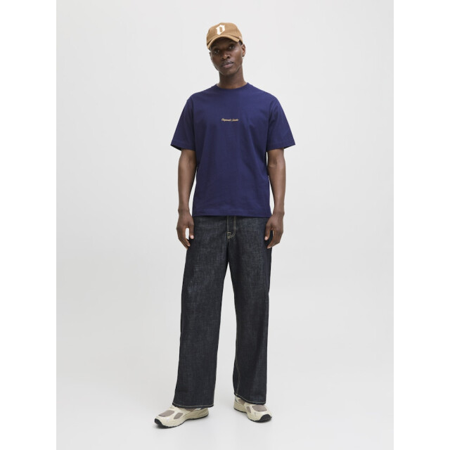 Jack & Jones jornorrebro emb tee ss crew neck no 12282892 ocean cavern 06011.240.0057 large