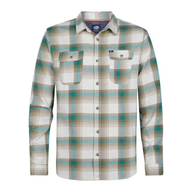 Petrol Industries Heren overshirt m-3050-sil428 6176 snooker green Petrol Overshirt M 3050 SIL428 6176SnookerGreen large