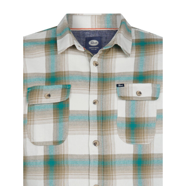 Petrol Industries Heren overshirt m-3050-sil428 6176 snooker green Petrol Overshirt M 3050 SIL428 6176SnookerGreen large