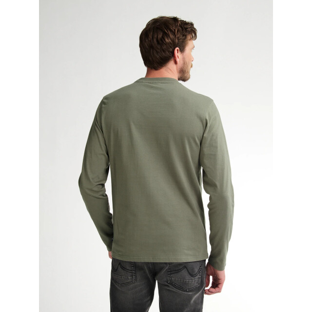 Petrol Industries Heren longsleeve- m-3050-tlr604 6174 mossy stone Petrol Trui M 3050 TLR604 6174MossyStone large