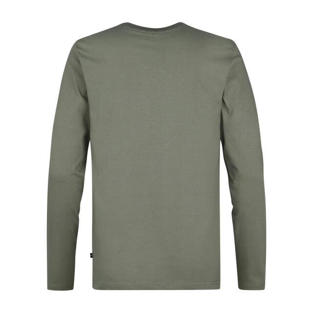 Petrol Industries Heren longsleeve- m-3050-tlr604 6174 mossy stone Petrol Trui M 3050 TLR604 6174MossyStone large