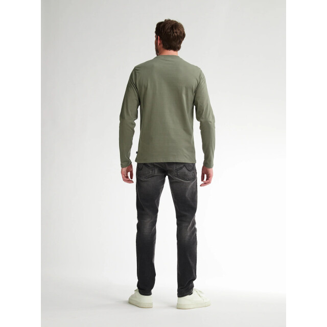 Petrol Industries Heren longsleeve- m-3050-tlr604 6174 mossy stone Petrol Trui M 3050 TLR604 6174MossyStone large