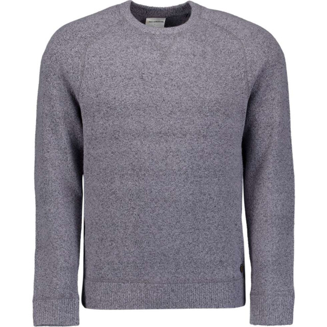No Excess Pullover crewneck soft wool blend washed blue 29210822-137 large