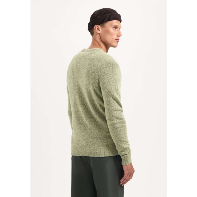 No Excess Pullover crewneck soft wool blend light moss 29210822-197 large