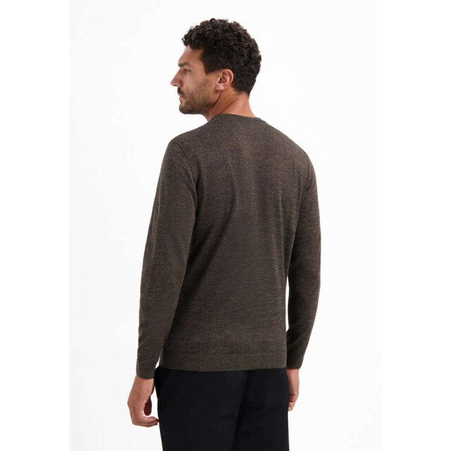 No Excess Pullover crewneck 2 coloured melang taupe 29210880SN-044 large