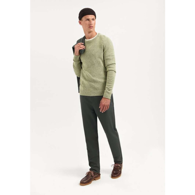 No Excess Pullover crewneck soft wool blend light moss 29210822-197 large
