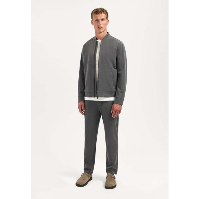No Excess Jacket shirt bomber melange hybrid grey melange 29620822-102 large
