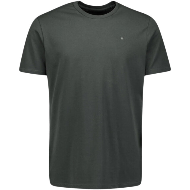 No Excess T-shirt crewneck solid basic dark steel N3401D-124 large