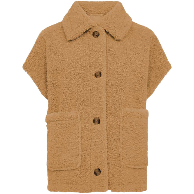 Free Quent Fqlamby waistcoat simply taupe 206965-7030 large