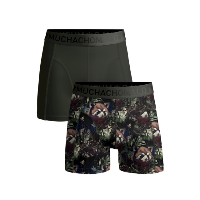 Muchachomalo Red panda 1010-01 print grey heren boxers Print Grey/RED PANDA 1010-01 large