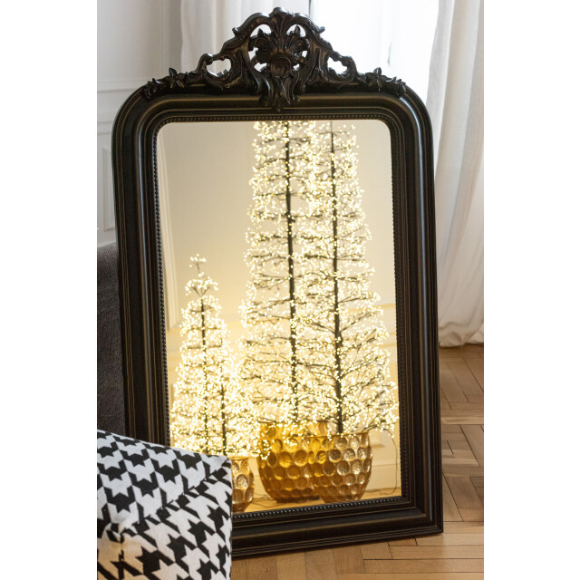 J-Line Wall mirror ema wood black 57466 large